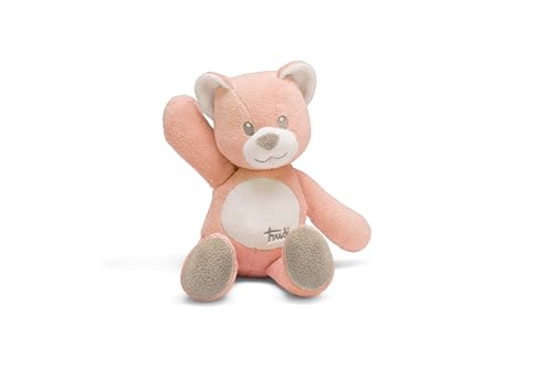 Trudi Rosa Cremino Bär Baby Teddybär Plüsch, Geburtsgeschenk 0+ Neugeborene | 36x17x12cm Größe M Baby | Modell 28168 von Trudi