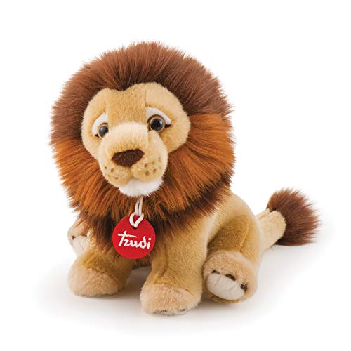Trudi Leone Narciso Leoncino Mascotte Peluche, Regalo di Natale e Compleanno. | 17x18x25cm Taglia S | Animali Esotici Tropicali | Modello 27541 von Trudi