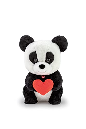 Trudi TUDN0000 Trudino Panda I Love You, Weiß/schwarz, S von Trudi