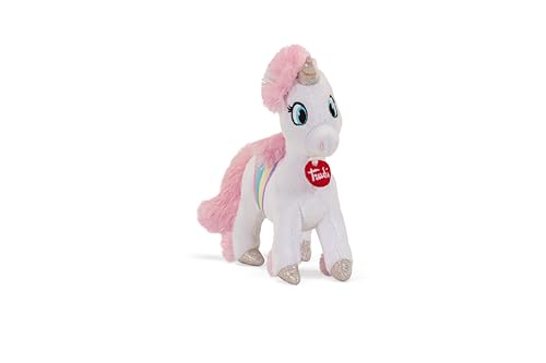 Trudi Trudino Weißes Einhorn Regenbogen Einhorn Plüsch, Kinder Geburtstagsgeschenk | 18x19x6cm Größe XS | Fantasy Unicorn Collection | Modell 55484 Trudi Trudino Weißes Einhorn Regenbogen Einhorn Plüsch, Kinder Geburtstagsgeschenk | 18x19x6cm Größe XS | Fantasy Unicorn Collection | Modell 55484 von Trudi