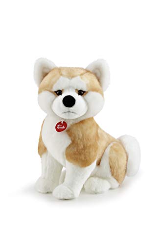 trudi 22665 Akita Ascanio L Dog Klassik Plüschhund ca. 36 cm, Größe L, hochwertiges Stofftier mit weichen Materialien, Plüschtier mit realistischen Details, waschbar, Kuscheltier für Kinder von Trudi