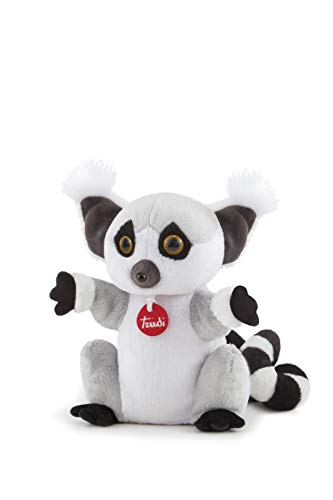 Trudi 29820 - Handpuppe Lemur cm 17x24x23, grau/weiß von Trudi