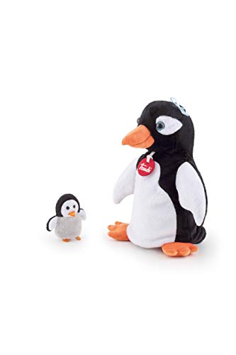 trudi 29859 Handpuppe&Baby, Pinguin mit Baby von Trudi