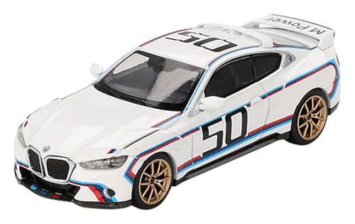 True Scale Miniatures MGT00863-L Mini-GT - M4 (G82) 3.0 CSL White 2023 - maßstab 1/64 - Modellauto von MINI GT