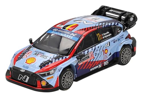 True Scale Miniatures MGT00871-L Mini-GT - Hyunda. i20 N Rally1 Hybrid #11 Winner Rallye Montecarlo 2024 - maßstab 1/64 - Modellauto von True Scale Miniatures
