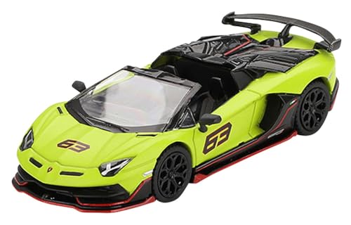 True Scale Miniatures MGT00887-L Mini-GT Lamborghin. Aventador SVJ 63 Roadster Verde Shock 2022 - maßstab 1/64 - Modellauto True Scale Miniatures MGT00887-L Mini-GT Lamborghin. Aventador SVJ 63 Roadster Verde Shock 2022 - maßstab 1/64 - Modellauto von True Scale Miniatures