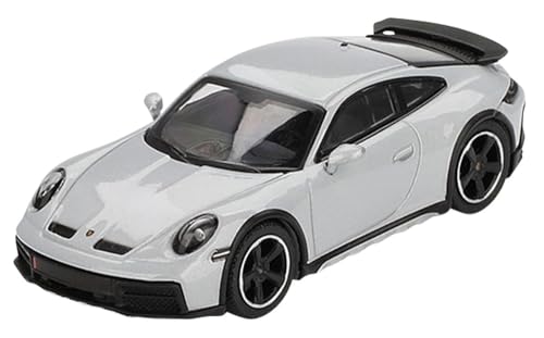 True Scale Miniatures MGT00891-L Mini-GT Porsch. 911 (992) Dakar Ice Gray Metallic 2023 - maßstab 1/64 - Modellauto von True Scale Miniatures