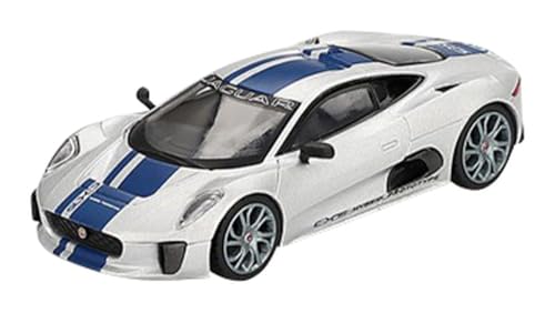 True Scale Miniatures MGT00960-L Mini-GT - Jagua. C-X75 Silver 2010 - maßstab 1/64 - Modellauto von True Scale Miniatures