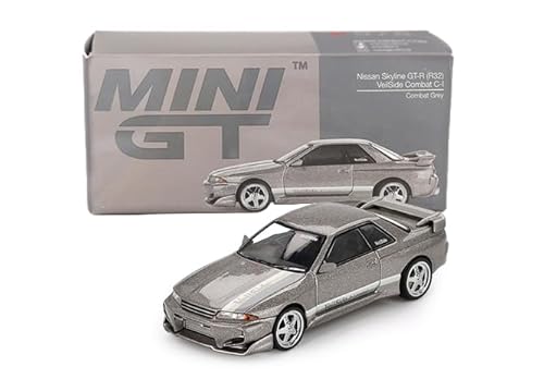 True Scale Miniatures MGT00971-R Mini-GT - Nissa. GT-R (R32) Veilside Combat C-I Combat Grey 2011 - maßstab 1/64 - Modellauto von MINI GT