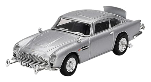 True Scale Miniatures Mini-GT MGT00900-007F Aston Martin DB5 007 Goldfinger 60Th Anniversary 1965 French Version - maßstab 1/64 - Modellauto von True Scale Miniatures