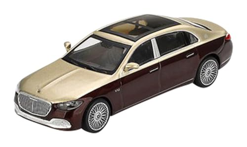 True Scale Miniatures Mini-GT MGT00962-L - Mercede. Maybac. S680 Gold & Dark Red Metallic 2024 - maßstab 1/64 - Modellauto von True Scale Miniatures
