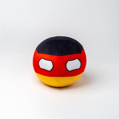 Countryball Polandball Plüschtier Kissen mit Flaggenmuster, 7,87 und 3,15 Zoll, Kindergeschenk von Truepollandball