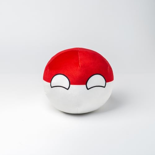 Countryball Polandball Plüschtier Kissen mit Flaggenmuster, 7,87 und 3,74 Zoll, Kindergeschenk Countryball Polandball Plüschtier Kissen mit Flaggenmuster, 7,87 und 3,74 Zoll, Kindergeschenk von Truepollandball