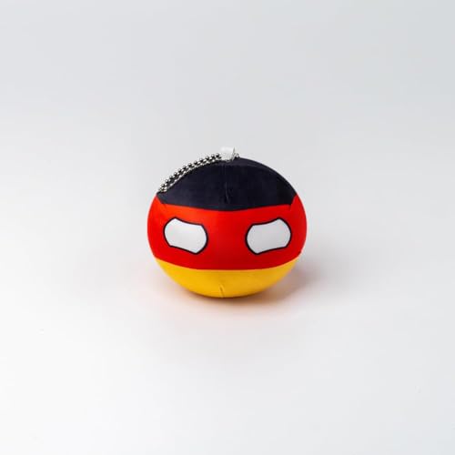 Countryball Polandball Plüschtier Kissen mit Flaggenmuster, 7,87 und 3,15 Zoll, Kindergeschenk von Truepollandball