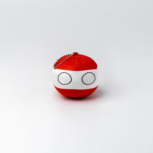 Countryball Polandball Plüschtier Kissen mit Flaggenmuster, 7,87 und 3,74 Zoll, Kindergeschenk Countryball Polandball Plüschtier Kissen mit Flaggenmuster, 7,87 und 3,74 Zoll, Kindergeschenk von Truepollandball