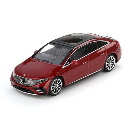 Truescale Miniatures Mini GT Mercedes-Benz EQS 580 4Maric Red Metallic (LHD) MGT00970-L von Truescale Miniatures