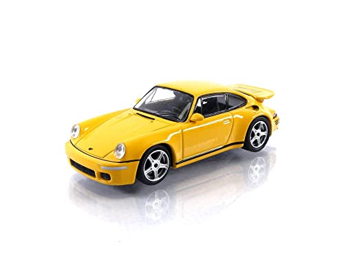 Truescale Miniatures Mini GT Ruf CTR Anniversary Blossom Yellow LHD Maßstab 1:64 Druckguss Sammler Modell MGT00358-L Truescale Miniatures Mini GT Ruf CTR Anniversary Blossom Yellow LHD Maßstab 1:64 Druckguss Sammler Modell MGT00358-L von Truescale Miniatures