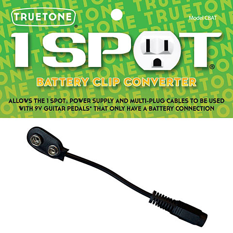 Truetone 1 Spot CBAT Battery Clip Converter Stromverteiler/-kabel von Truetone