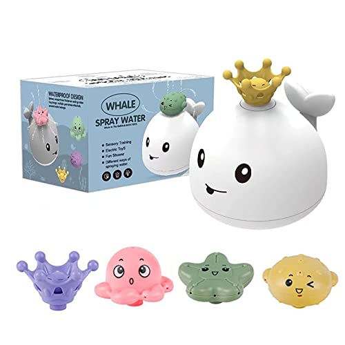 Baby Bad Spielzeugspray Wasserbad Spielzeug Leuchten Badezimmer Spielzeug Babypartys Wasserspielzeug Mit LED Light Auto Induktion Sprinkler Sprühwasser Bad Spielzeug Babybad Spielzeug Leuchten Für Auf von Trufolxiaz