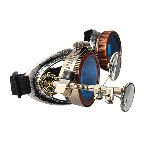 Retro Brillen Vintage Steampunk Brille Raves Reitbrille Für Cosplay Halloween Party Dekoration Für Frauen Männer Geschenk Cosplay Requisiten Verbessert Steampunk Brille Schweißen Goth Cosplay Vintage Retro Brillen Vintage Steampunk Brille Raves Reitbrille Für Cosplay Halloween Party Dekoration Für Frauen Männer Geschenk Cosplay Requisiten Verbessert Steampunk Brille Schweißen Goth Cosplay Vintage von Trufolxiaz