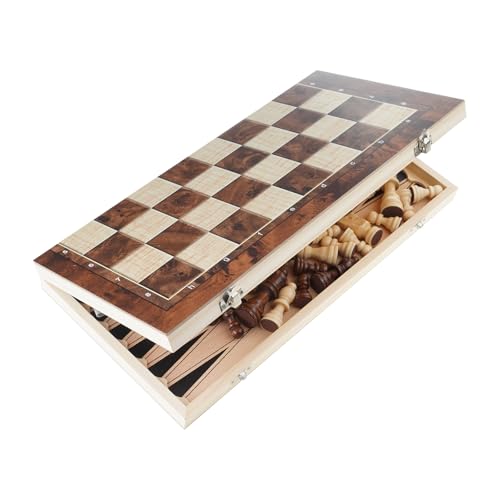 Tragbare Holzreise Schalte Set Travel Game Folding Chesses Board Mit Chess Checkers Bildungsspielzeug Für Anfängerholzschachbrett Tragbare Holzreise Schalte Set Travel Game Folding Chesses Board Mit Chess Checkers Bildungsspielzeug Für Anfängerholzschachbrett von Trufolxiaz