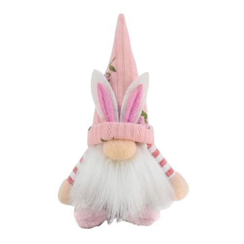 Trufolxiaz Kaninchenohren Gesicht Weniger Puppen Osterdesktop Dekoration Kaninchen Plüsch Zwerge Spielzeug Home Ornament Frohe Dekoration von Trufolxiaz