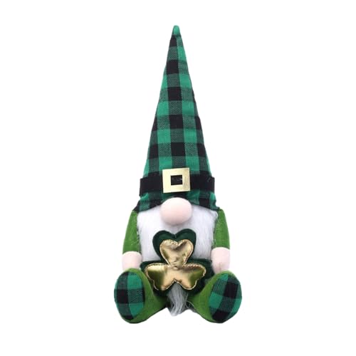 Trufolxiaz Saintpatrick's Day Gnomes Irish Day Plüsch Gnomes Puppen Saintpatrick's Day Ostergeschenk Shamrocks Dekoration Grüne Irische Gnomes Trufolxiaz Saintpatrick's Day Gnomes Irish Day Plüsch Gnomes Puppen Saintpatrick's Day Ostergeschenk Shamrocks Dekoration Grüne Irische Gnomes von Trufolxiaz