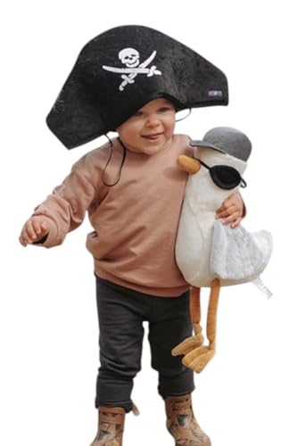 Trullala Piratenhut mit Augenklappe für Piratenkostüm - Perfekt für Piraten Kindergeburtstag und Kostümpartys von Trullala Spielwaren GmbH