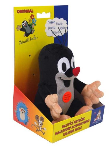 Egmont Toys Der Kleine Maulwurf mit Originalgeräuschen, Plüschfigur, 15 cm, Kind von Egmont Toys