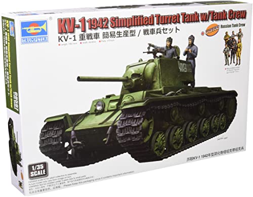 Trumpeter 1/35 KV-1, 1942, mit Crew, Mehrfarbig Trumpeter 1/35 KV-1, 1942, mit Crew, Mehrfarbig von Trumpeter