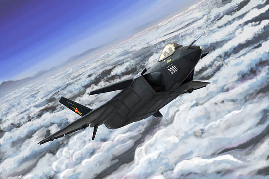 Chinese J-20 Mighty Dragon Chinese J-20 Mighty Dragon von Trumpeter