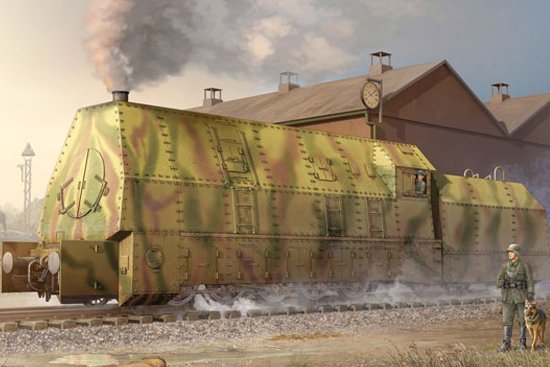 Ger. Panzerlok BR57 Armoured Locomotive Ger. Panzerlok BR57 Armoured Locomotive von Trumpeter