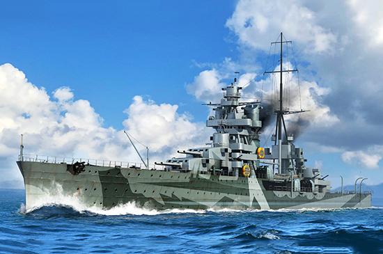 Italian Heavy Cruiser Gorizia von Trumpeter