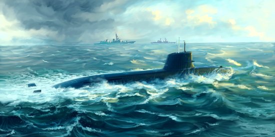 Japanese Soryu Class Attack Submarine Japanese Soryu Class Attack Submarine von Trumpeter