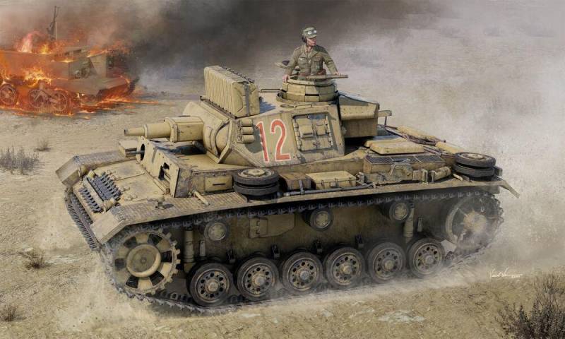 Pz.Kpfw.III Ausf.N - Tunisia Pz.Kpfw.III Ausf.N - Tunisia von Trumpeter