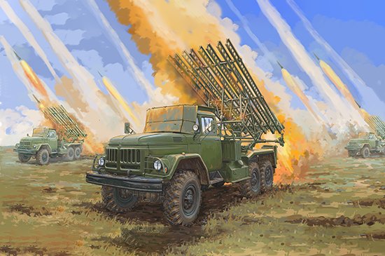 Soviet 2B7R Multiple Rocket LauncherBM13 NMM Soviet 2B7R Multiple Rocket LauncherBM13 NMM von Trumpeter