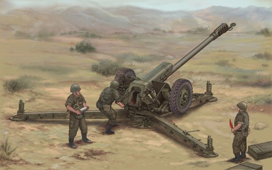 Soviet D30 122mm Howitzer-Late Version Soviet D30 122mm Howitzer-Late Version von Trumpeter