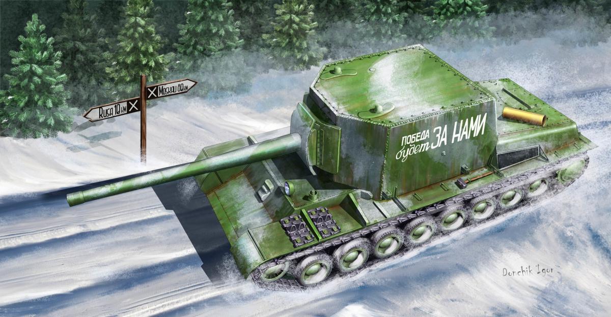Soviet Su-100U Tank Destroyer Soviet Su-100U Tank Destroyer von Trumpeter