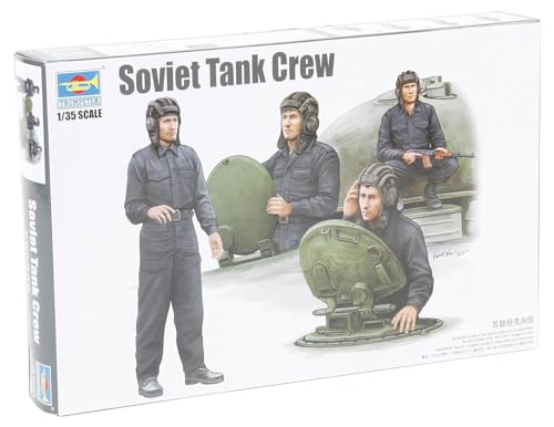 Trumpeter 000435 00435 Sowjetische Panzerbesatzung Modellbau, Hobby, Zusammenbau, detailliert, verschieden, Small Trumpeter 000435 00435 Sowjetische Panzerbesatzung Modellbau, Hobby, Zusammenbau, detailliert, verschieden, Small von Trumpeter