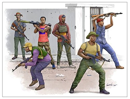 Trumpeter 000438 1/35 Afrikanische Freiheitskämpfer, 6 Figuren von Trumpeter