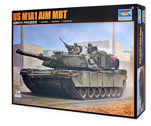 Trumpeter 000926 Metallic Heat Transfer - Silber Armee 1/16 M1A1 AIM MBT, Schwarz von Trumpeter