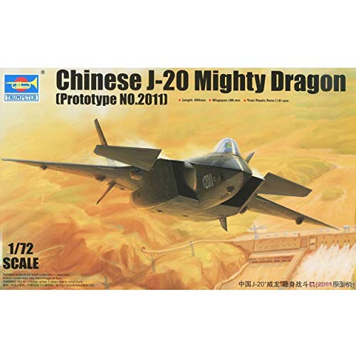 Trumpeter 001665 1/72 J-20 Migthy Dragon, Prototype 2011, Spiel, Verschieden von Trumpeter