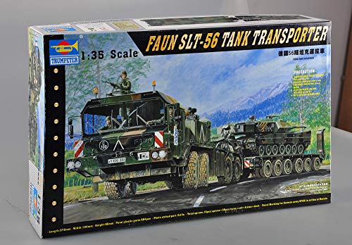 Trumpeter 00203 Modellbausatz FAUN Elefant SLT-56 Panzer-Transporter von Trumpeter