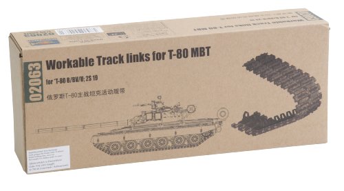 Trumpeter 1/35 Militär-Modellbausatz: Panzerketten für 2S19 Haubitze, 152 mm mit Zubehör für Plastikmodellbau, geeignet für Teen und Young Adult Trumpeter 1/35 Militär-Modellbausatz: Panzerketten für 2S19 Haubitze, 152 mm mit Zubehör für Plastikmodellbau, geeignet für Teen und Young Adult von Trumpeter