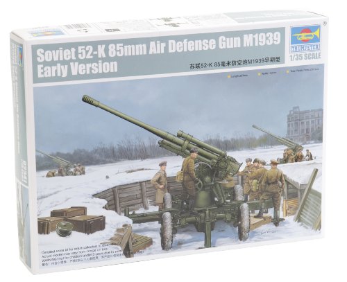 Trumpeter 002341-1/35 Sowjetische 52K Luftabwehrkanone M1939, 85 mm von Trumpeter
