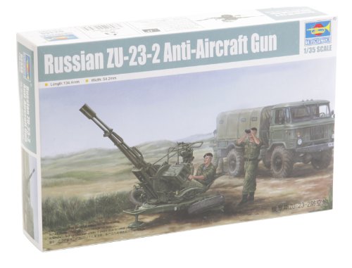 Trumpeter 002348-1/35 ZU-23-2 Flugabwehrkanone, grün Trumpeter 002348-1/35 ZU-23-2 Flugabwehrkanone, grün von Trumpeter