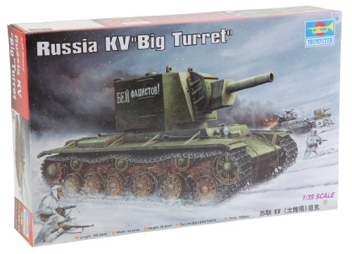 Trumpeter 00311 Modellbausatz Russischer KV ''Big Turret'', Verschieden von Trumpeter