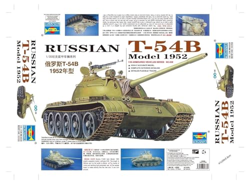 Trumpeter 00338 Modellbausatz Russischer Panzer T-54B von Trumpeter