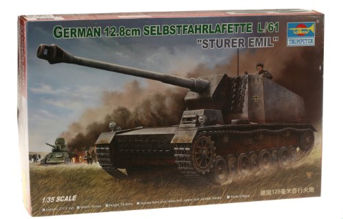 Trumpeter 00350 Modellbausatz Selbstfahrlafette 12,8 cm L/61 Sturer Emil, Verschieden Trumpeter 00350 Modellbausatz Selbstfahrlafette 12,8 cm L/61 Sturer Emil, Verschieden von FALLER