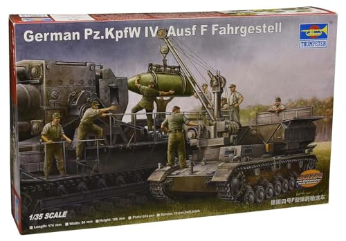 Trumpeter 00363 Modellbausatz German Pz.Kpfw IV Ausf F Fahrgestell, Verschieden von FALLER